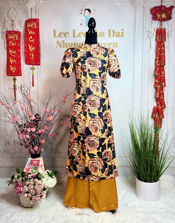 Áo Dài - Gấm - Vân Nam - L059